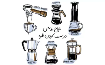 انواع روش درست کردن قهوه